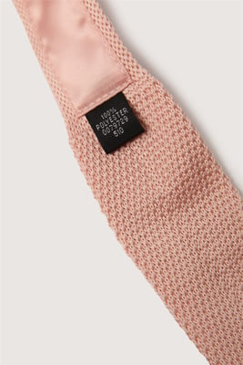 Tie in Dusty Pink
