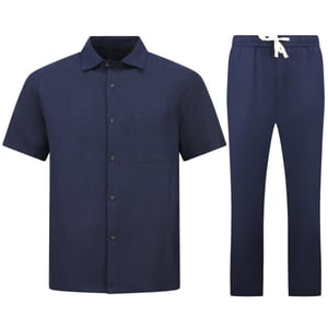 Enos Linnen zomerset oversized twinset