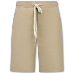 Enos Zomerset ribbed oversized polo shirt en korte broek