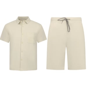 Enos Zomerset ribbed oversized shirt en korte broek