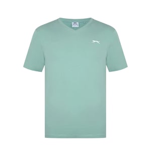Slazenger Heren Geborduurd Logo Katoenen T-Shirt (Pistachio)