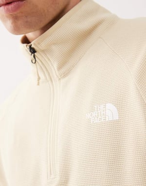 The North Face Kecha 1/4 zip packable anorak i off-white exklusiv för ASOS
