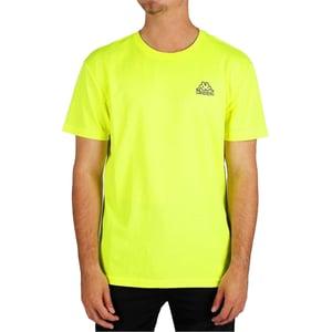 Kappa Heren Normaal T-Shirt (Geel)