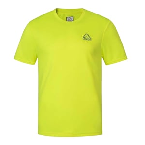 Kappa Heren Normaal T-Shirt (Geel)