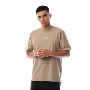 Marshall Artist Heren Logo T-shirt met ronde hals (Steen)