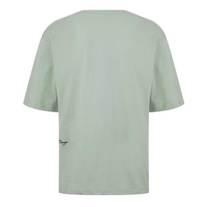 Criminal Damage Heren rugprint normaal T-shirt (Lichte Salie)