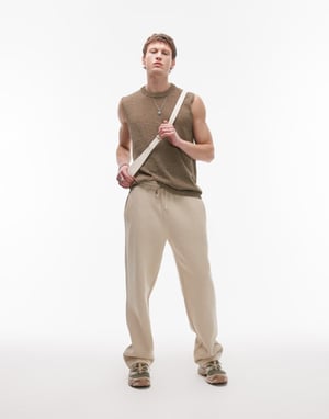 Topman raka joggers i stentone