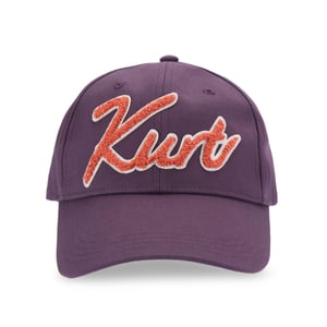 Kurt Geiger London Cotton Kurt Embroidered Cap Hat