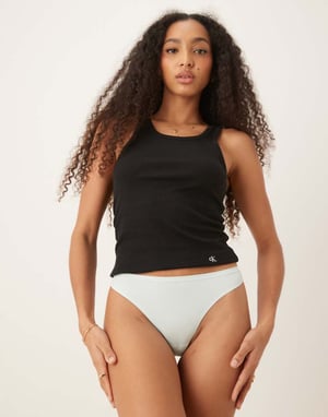 Calvin Klein perfectly fit thong in pale blue