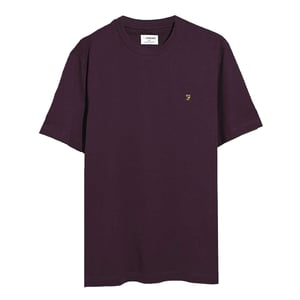 Farah Heren Logo Regular T-Shirt (Bourgondië)