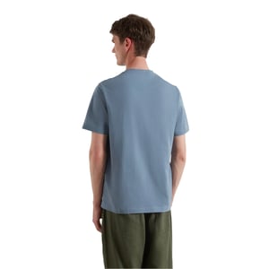 Farah Heren Logo Regular T-Shirt (Krijtblauw)