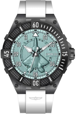 Invicta Aviator 50645 Herrklocka - Kvartsurverk - Rostfritt Stål med Blå Urskiva - 50 mm