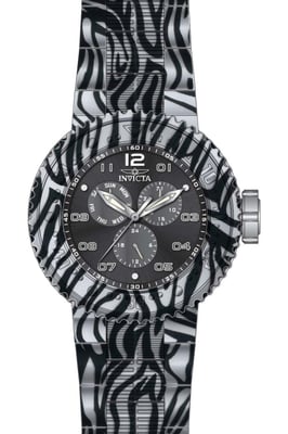 Invicta Pro Diver 50207 Herrklocka - Kvartsurverk - Rostfritt Stål med Grå Urskiva - 52 mm