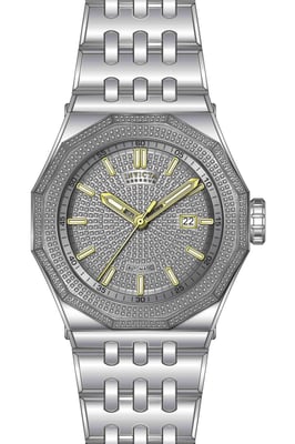 Invicta Reserve 50441 Herenhorloge - Automatisch Uurwerk - Roestvrij Staal met Zilveren Wijzerplaat - 48 mm