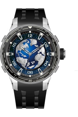 Invicta Celestial 69535 Herenhorloge - Mechanisch Uurwerk - Roestvrij Staal met Zilveren Wijzerplaat - 40 mm