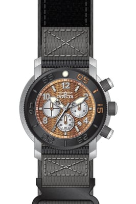 Invicta Coalition Forces 50094 Herenhorloge - Quartz Uurwerk - Roestvrij Staal met Koperen Wijzerplaat - 50 mm