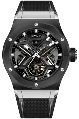Invicta Celestial 70108 Herrklocka - Automatisk Verk - K9 Glas med Svart Urskiva - 45 mm