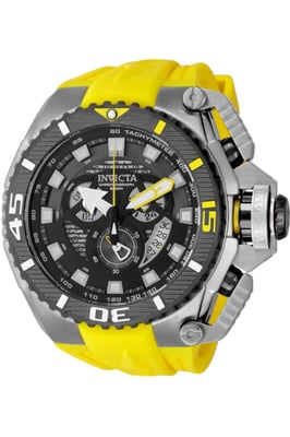 Invicta Sea Hunter 49625 Herrklocka - Kvartsverk - Rostfritt Stål med Grå Urskiva - 57 mm