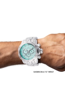 Invicta Venom 47907 Herenhorloge - Quartz Uurwerk - Roestvrij Staal met Blauwe Wijzerplaat - 54 mm