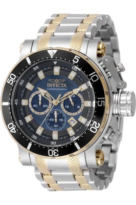 Invicta Coalition Forces 49754 Herrklocka - Quartz Urverk - Rostfritt Stål med Svart Urskiva - 52 mm