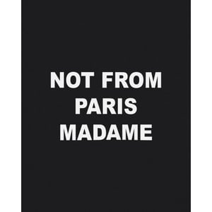 Drole De Monsieur Heren bold slogan t-shirt