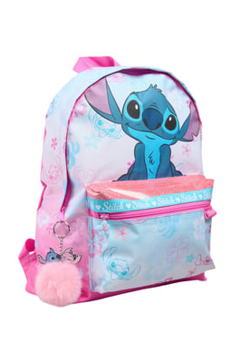 Stitch Childrens Backpack Surf Aop Roxy Backpack Zip Fastening pink blue