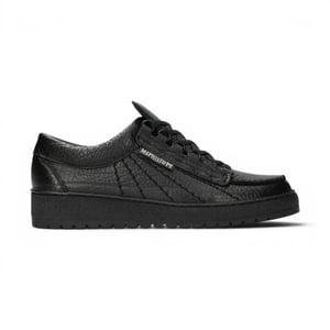 Mephisto Rainbow Leren Zwarte Wandelschoenen voor mannen - Mamouth 714