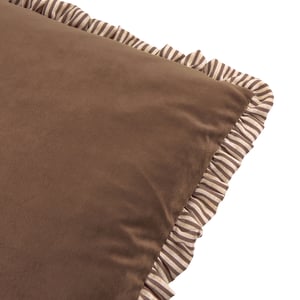 Wylder Solene Ruffle Matte Velvet Polyester Filled Cushion