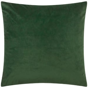 Furn Winter Pines Embroidered Faux Fur Feather Filled Cushion