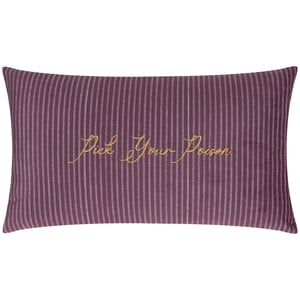 Furn Pick Your Poison Velvet Halloween Cushion Cover