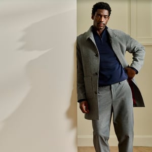 Oliver Sweeney Wool/Cashmere Blend Car Coat