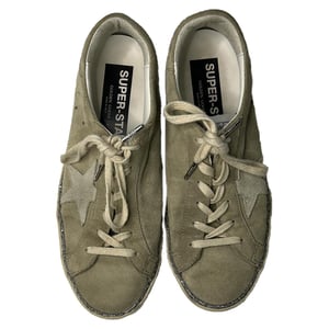 Golden Goose Super Star Sneakers in Beige Suede