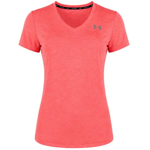 Under Armour Tech SSV Womens Orange T-Shirt