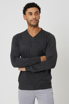 V-Neck Knitted Jumper