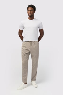 Regular Suit Trousers in Stone