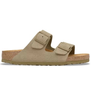 Birkenstock Arizona suède faded smal voetbed unisex slipper