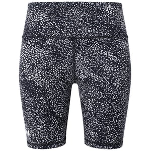 Under Armour HeatGear AOP Womens Black Bike Shorts
