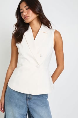 Tailored Peplum Waistcoat