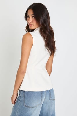 Tailored Peplum Waistcoat