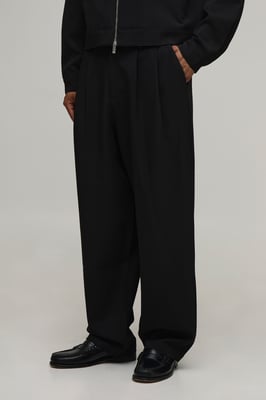 Double Pleat Balloon Fit Co-ord Tailored Trousers
