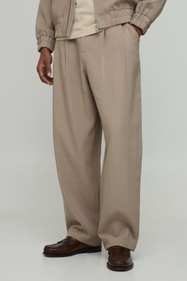 Double Pleat Balloon Fit Co-ord Tailored Trousers