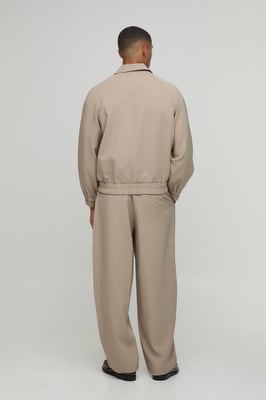 Double Pleat Balloon Fit Co-ord Tailored Trousers