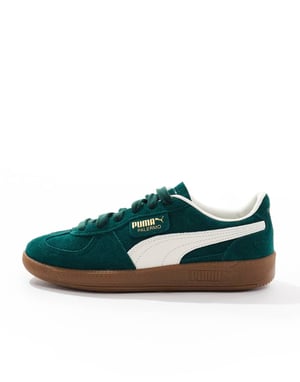 Puma Palermo trainers in forest green