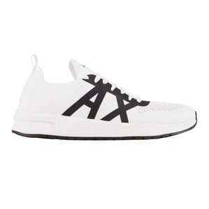 Armani Exchange Herrskor med logotyp (Vit/Svart)