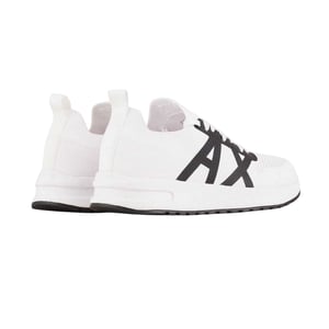 Armani Exchange Herrskor med logotyp (Vit/Svart)