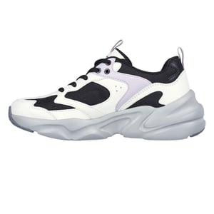 Skechers Dames Bobsbamina Sneakers (Zwart/Wit)