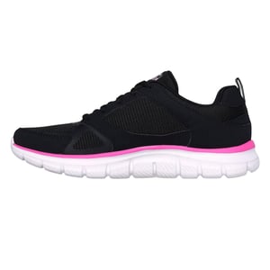 Skechers Kinderen Track Slip-on Sneakers (Zwart/Roze)