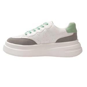 Kappa Ari casual platform-sportschoenen voor dames (Wit/Grijs)