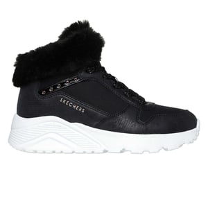 Skechers Uno Lite hoge sneakers voor kinderen (Zwart/Rose goud)
