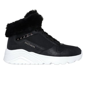 Skechers Kinderen Unolite Hoge Sneakers (Zwart/Roze Goud)
